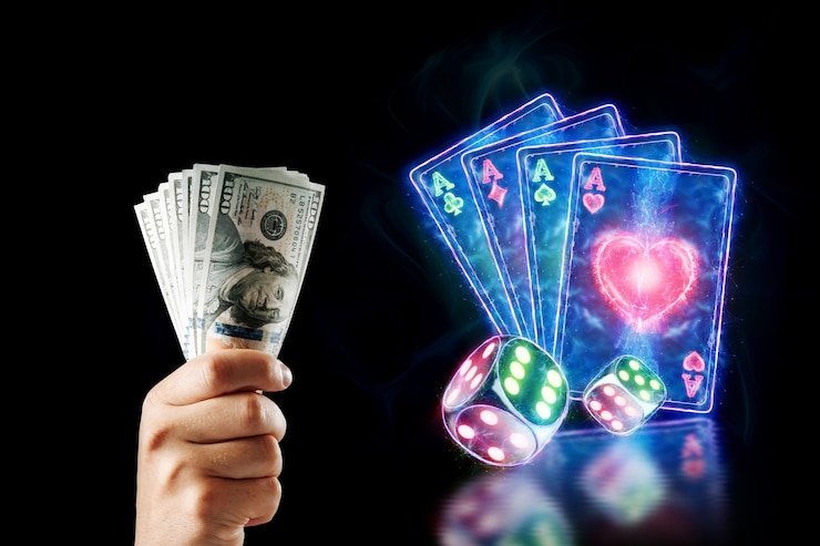 Pengguna mobile membaca bonus dengan cermat